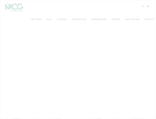 Tablet Screenshot of mcggolf.com